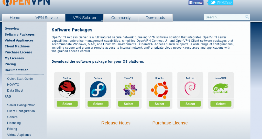 Openvpn access server linux flavors